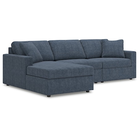 3-Piece Sectional With Chaise