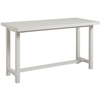 Outdoor Coastal Bistro Table with Adjustable Height