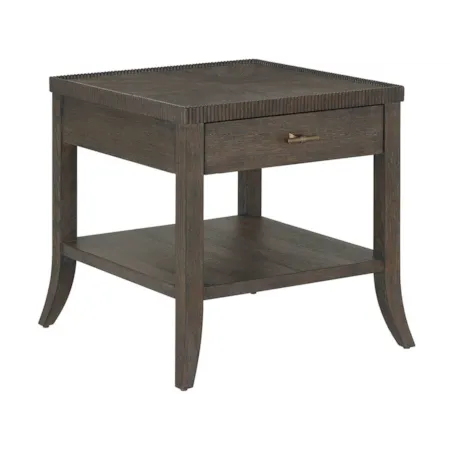 Rectangular 1-Drawer End Table