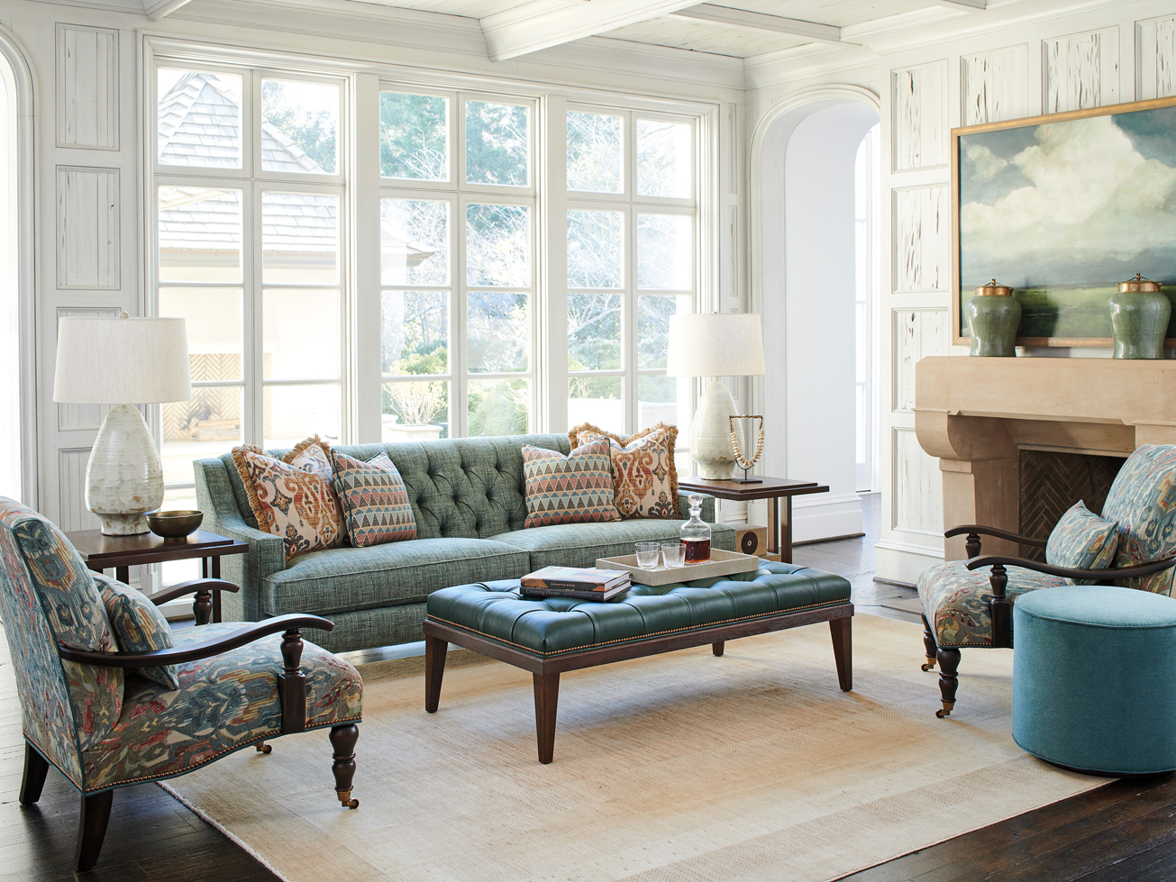 Lexington Silverado 7877-33 2267-21 Sonoma Tufted Sofa
