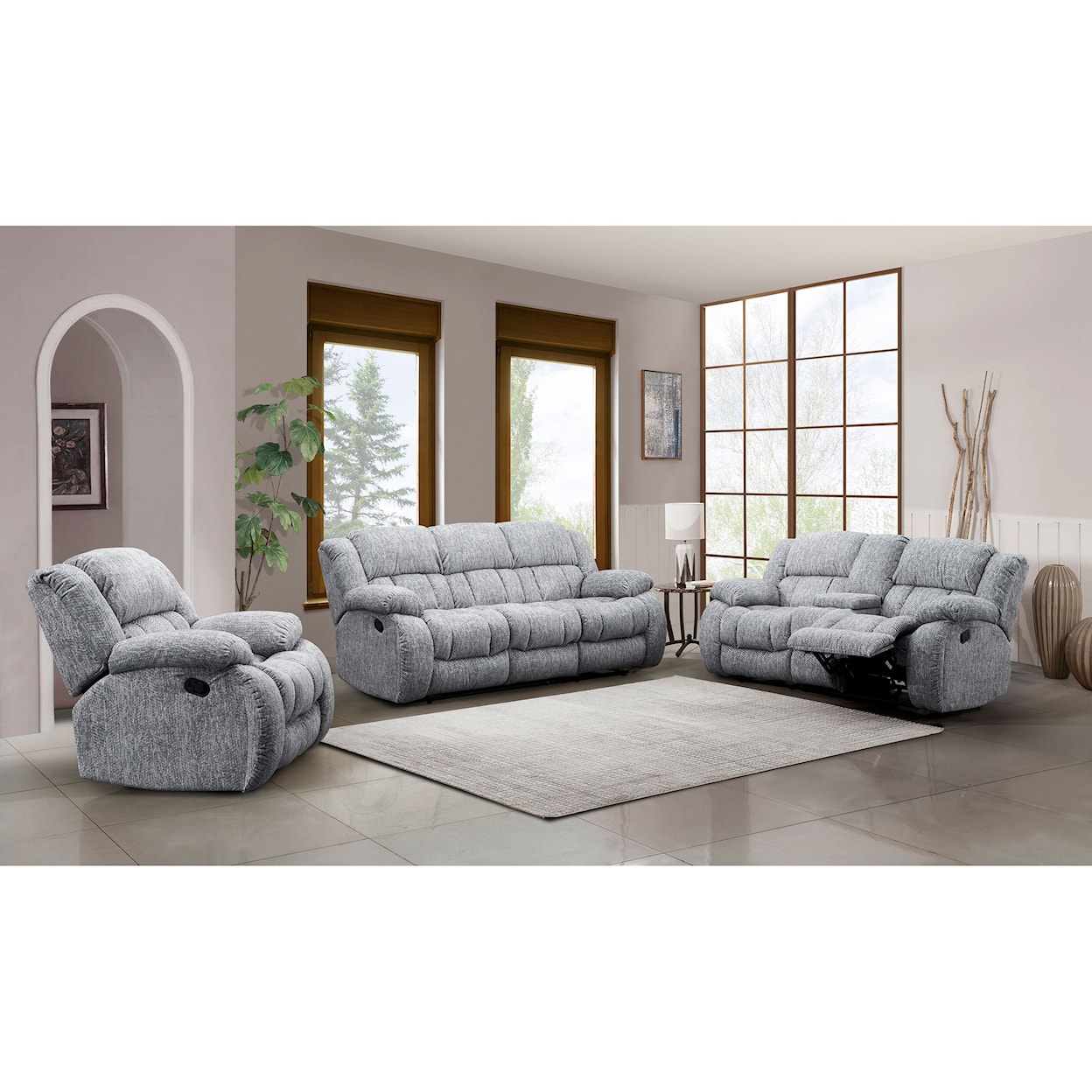 Global Furniture U250 Reclining Sofa