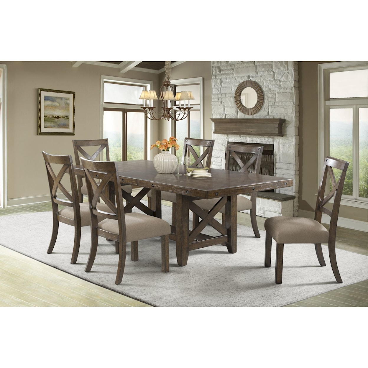 Elements Franklin Upholstered Dining Side Chair