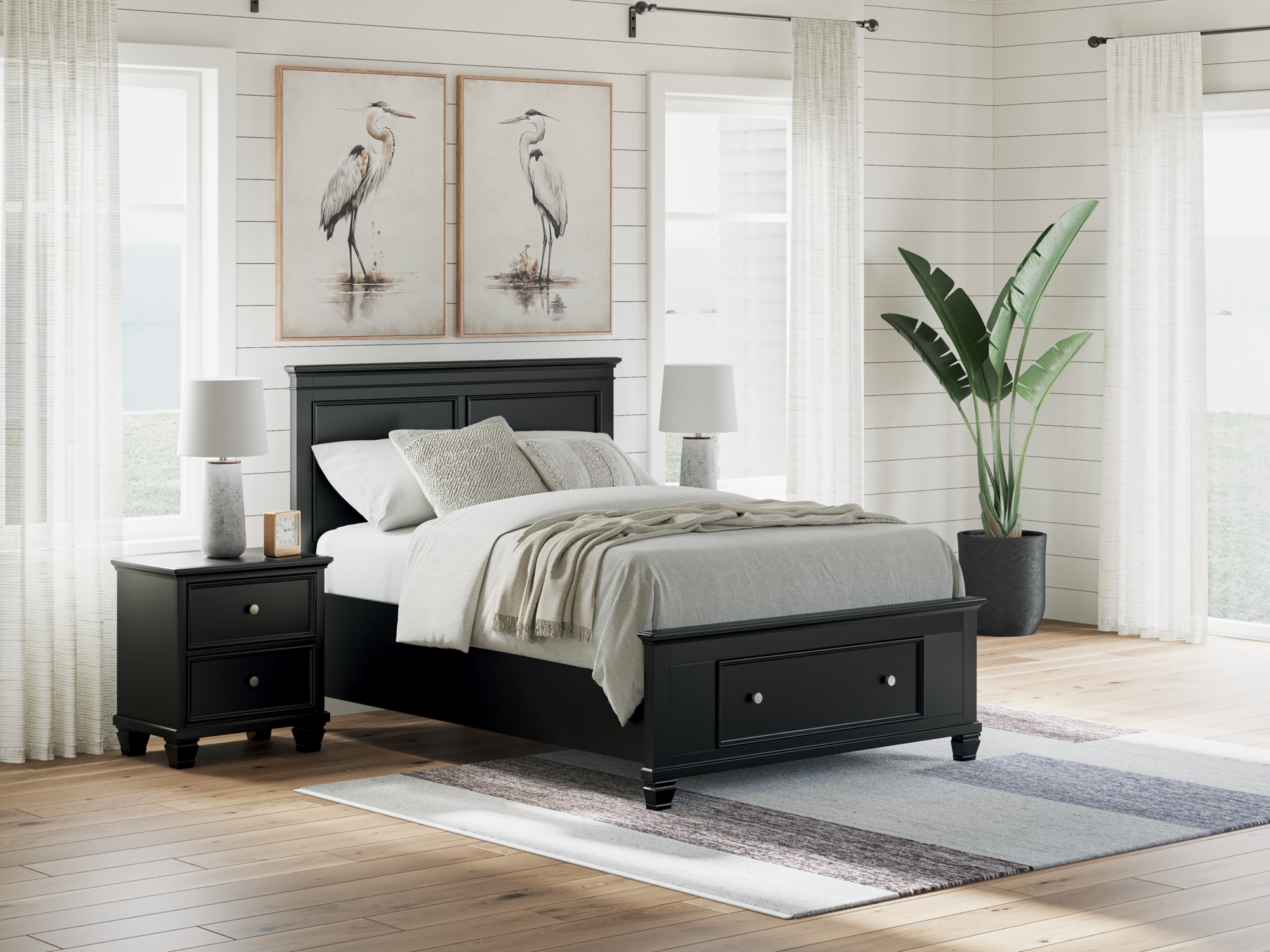 Signature Design by Ashley Lanolee Full Panel Storage Bed