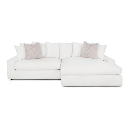Contemporary 2-Piece Sectional Sofa