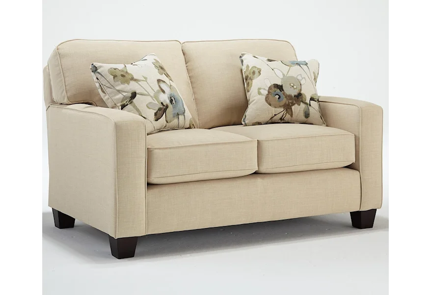 Annabel Customizable Loveseat by Best Home Furnishings at Rune's Furniture