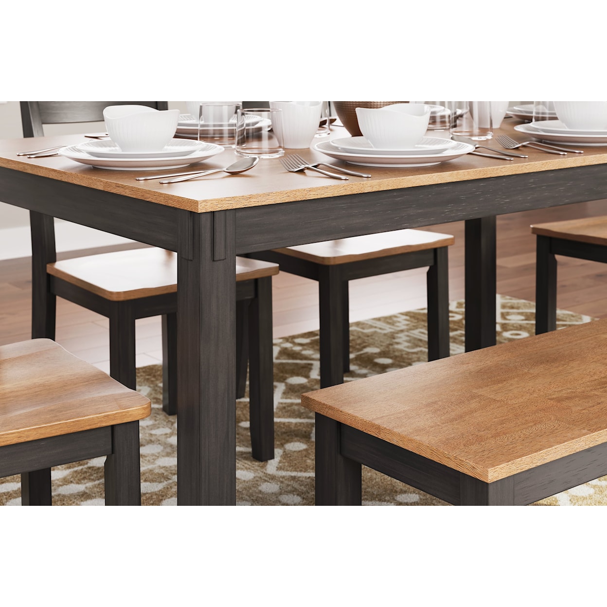 Signature Design by Ashley Gesthaven Dining Room Table Set (6/Cn)