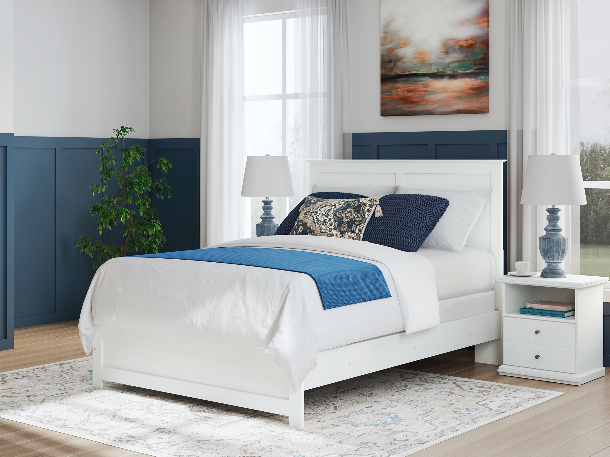 Queen Panel Bed