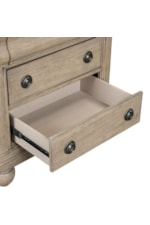 Liberty Furniture Rustic Traditions Rustic 3-Drawer Nightstand