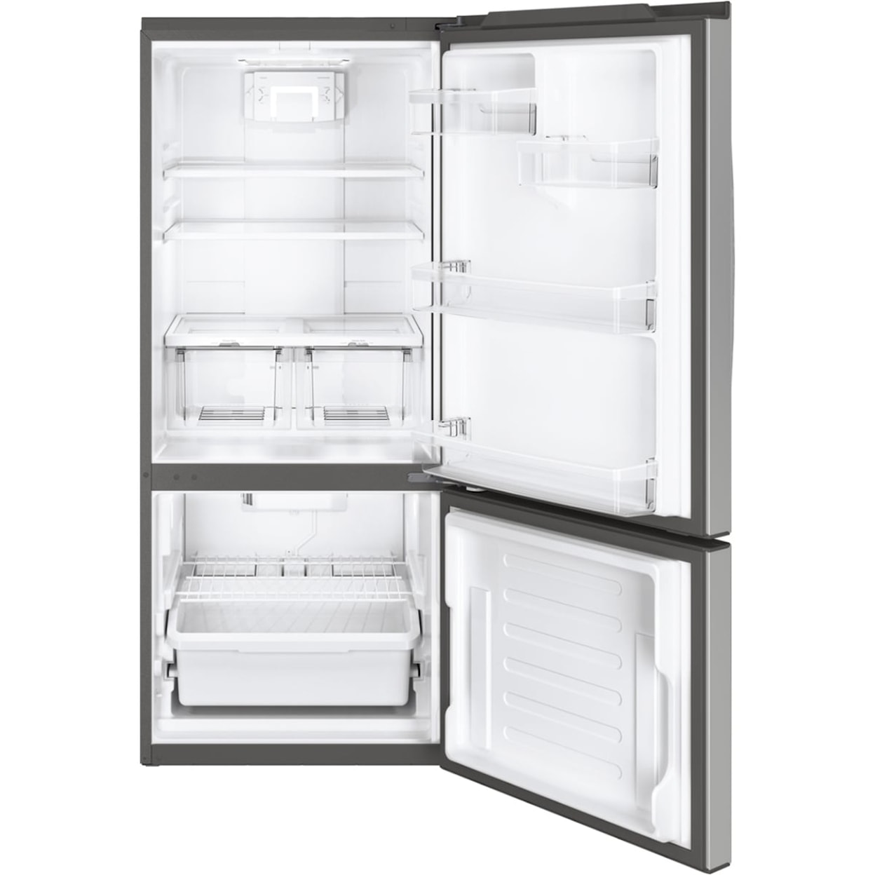 GE Appliances Refridgerators 20.9 Cu. Ft. Bottom Mount Refrigerator