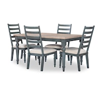 Relaxed Vintage 5-Piece Dining Set