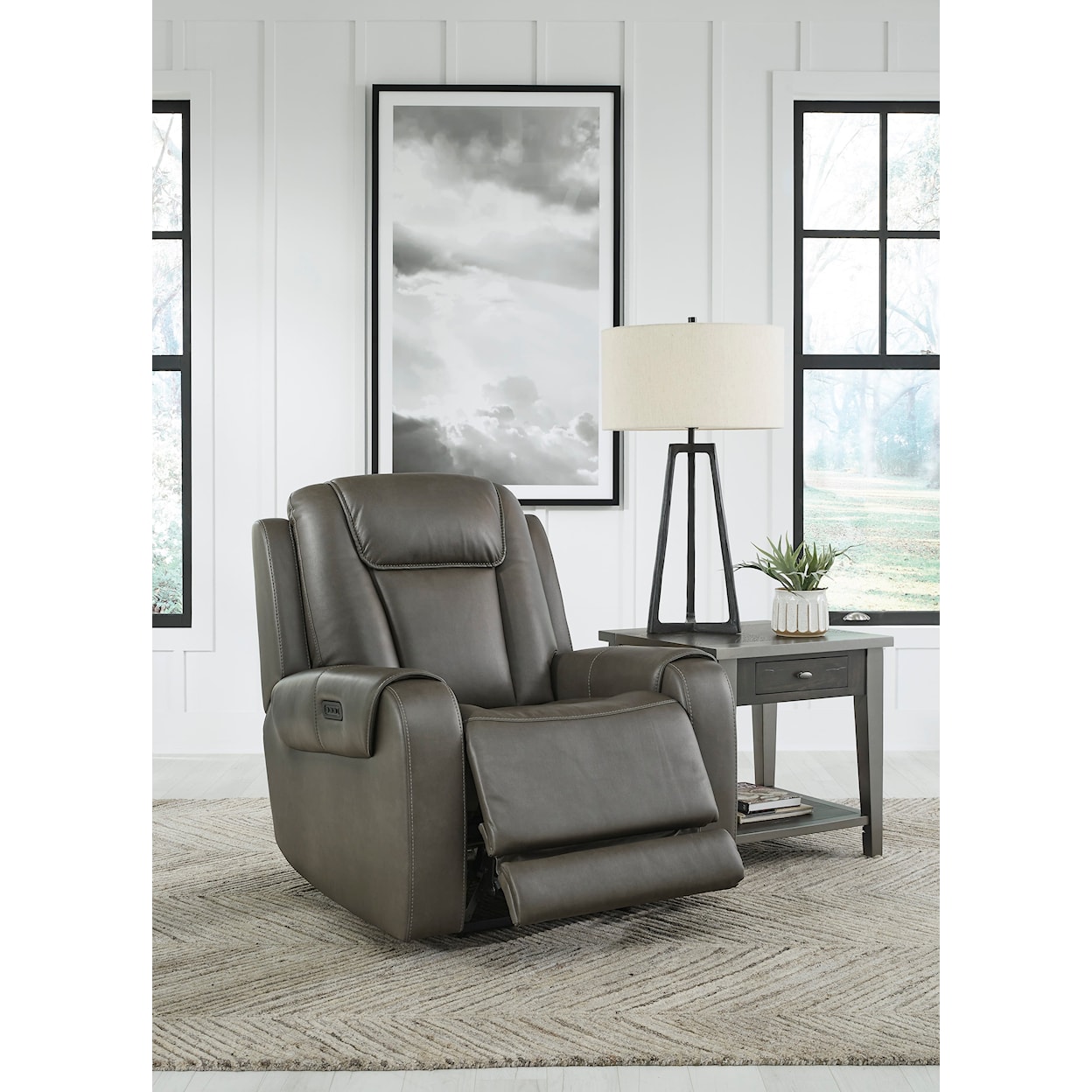 Signature Design by Ashley Card Player Power Recliner