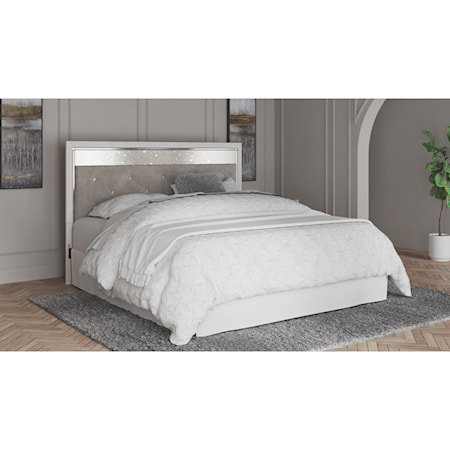 King/Cal King Upholstered Panel Headboard