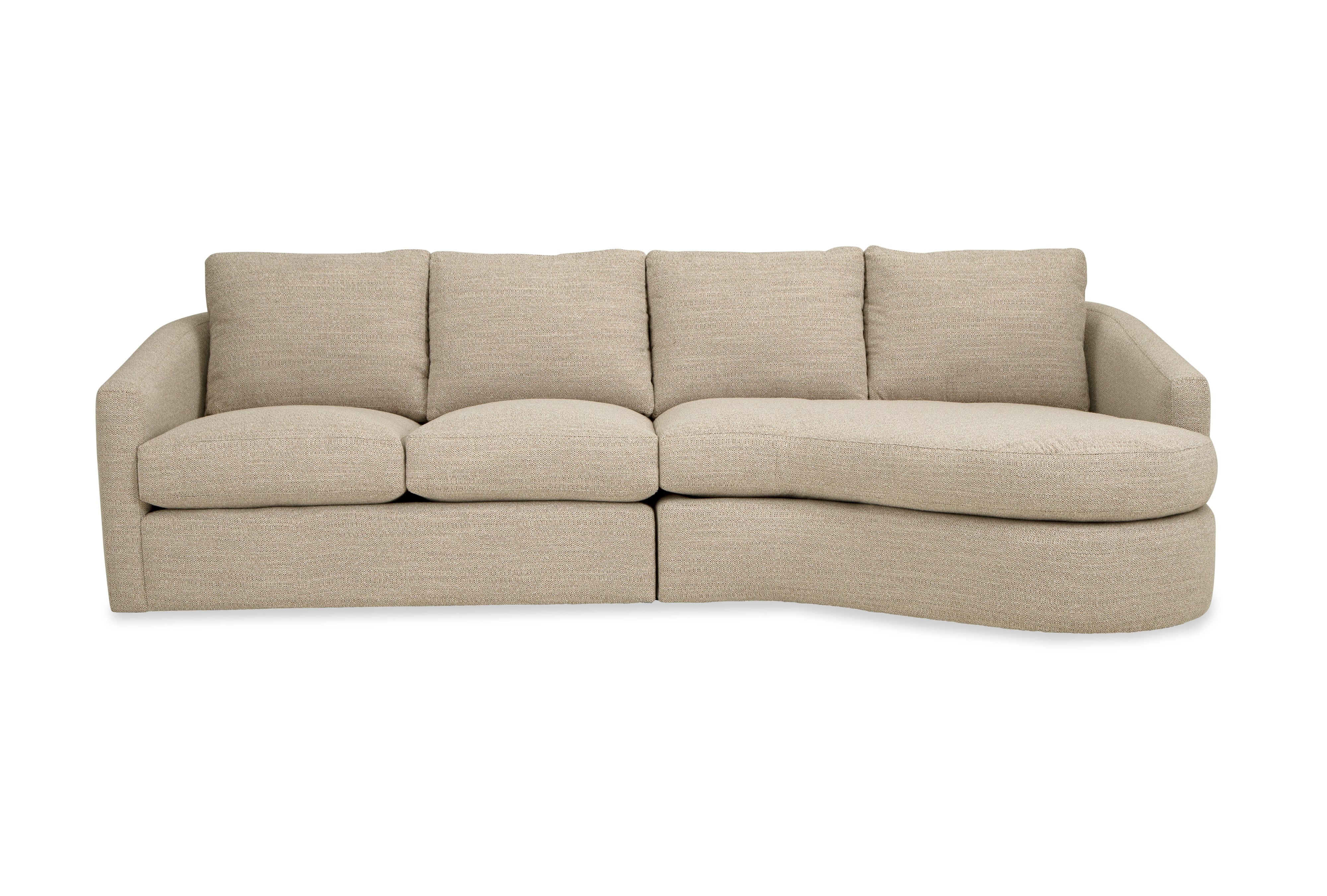 3-Seat Sectional Sofa with RAF Cuddler