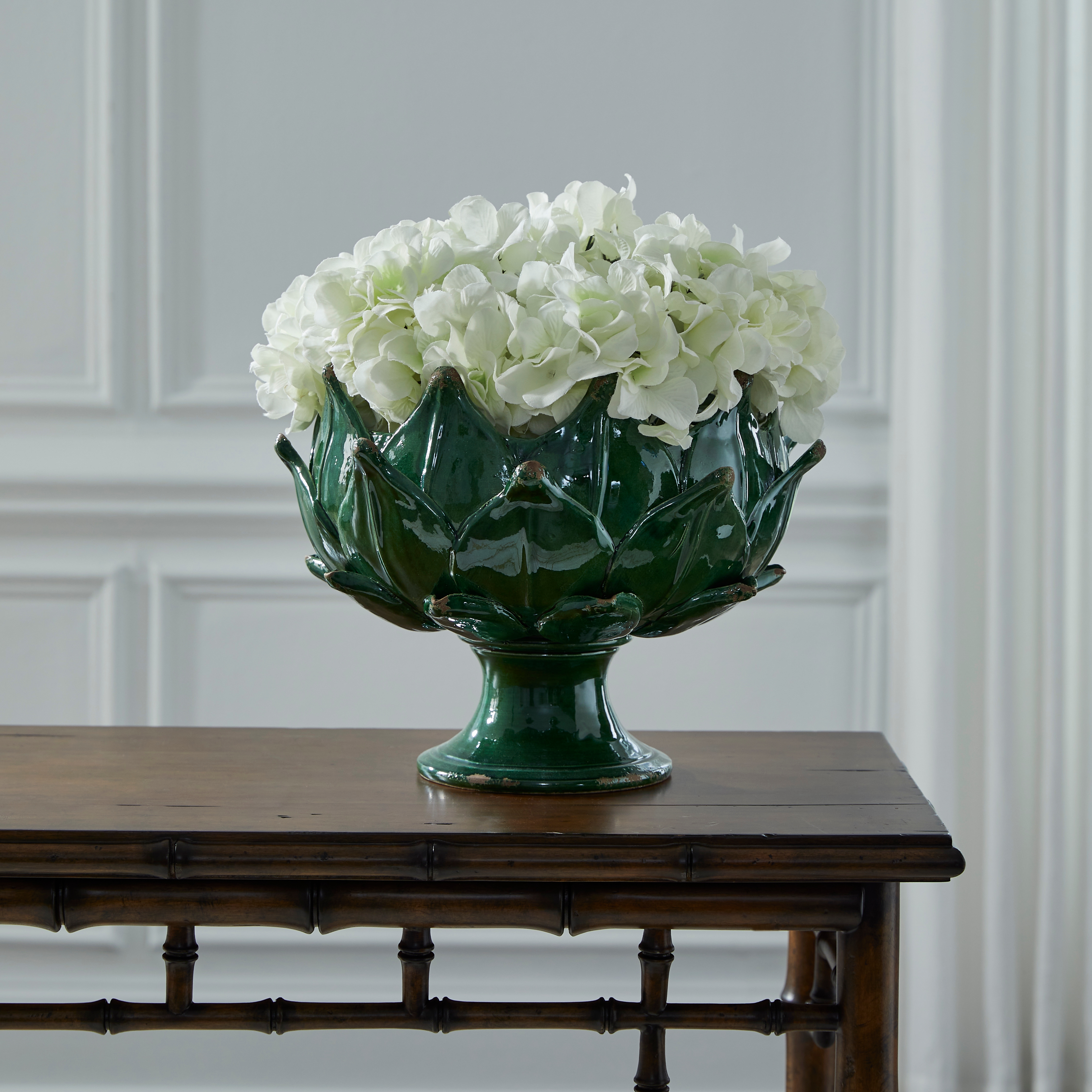 Chelsea House Chelsea House Misc Green Leaf Vase