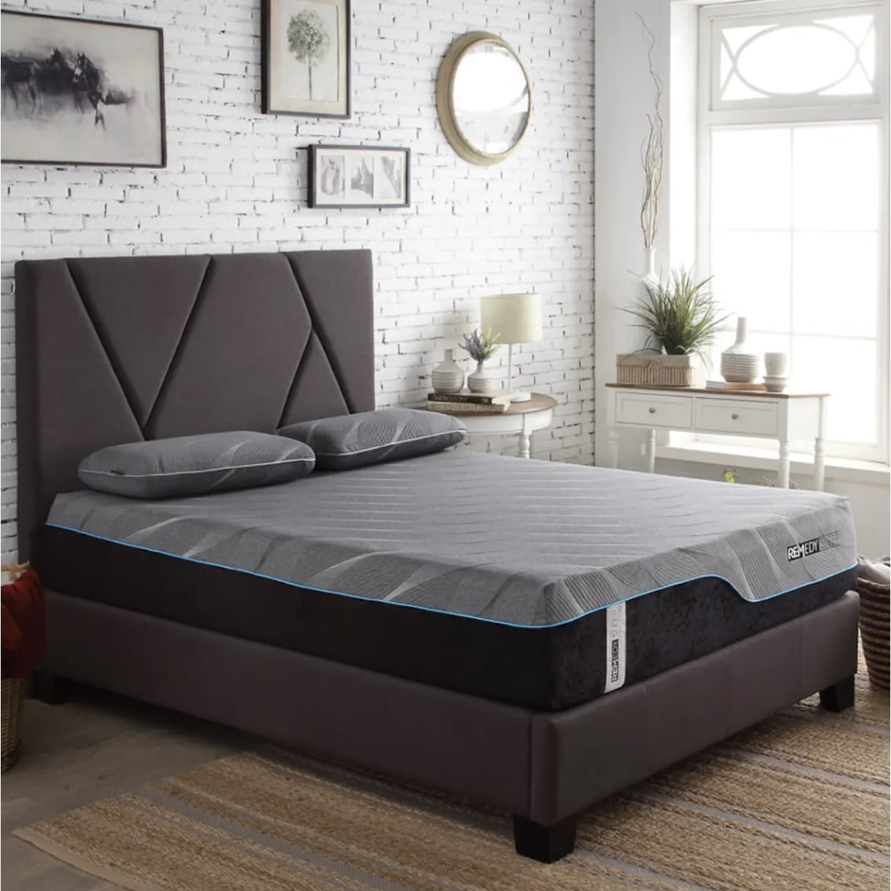 Legends Furniture Modern Beds Modern Queen Bed-Frame and Headboard