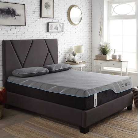 Modern Queen Bed-Frame and Headboard