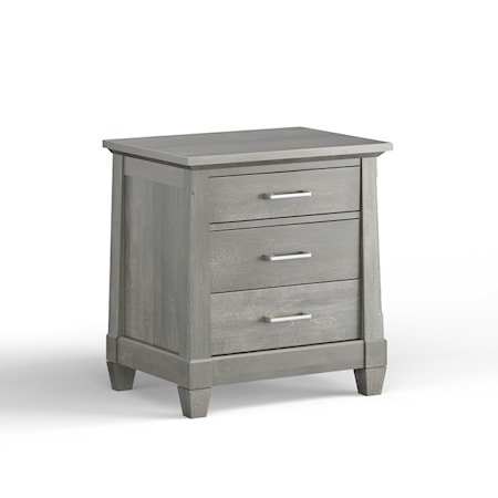 Three-Drawer Nightstand