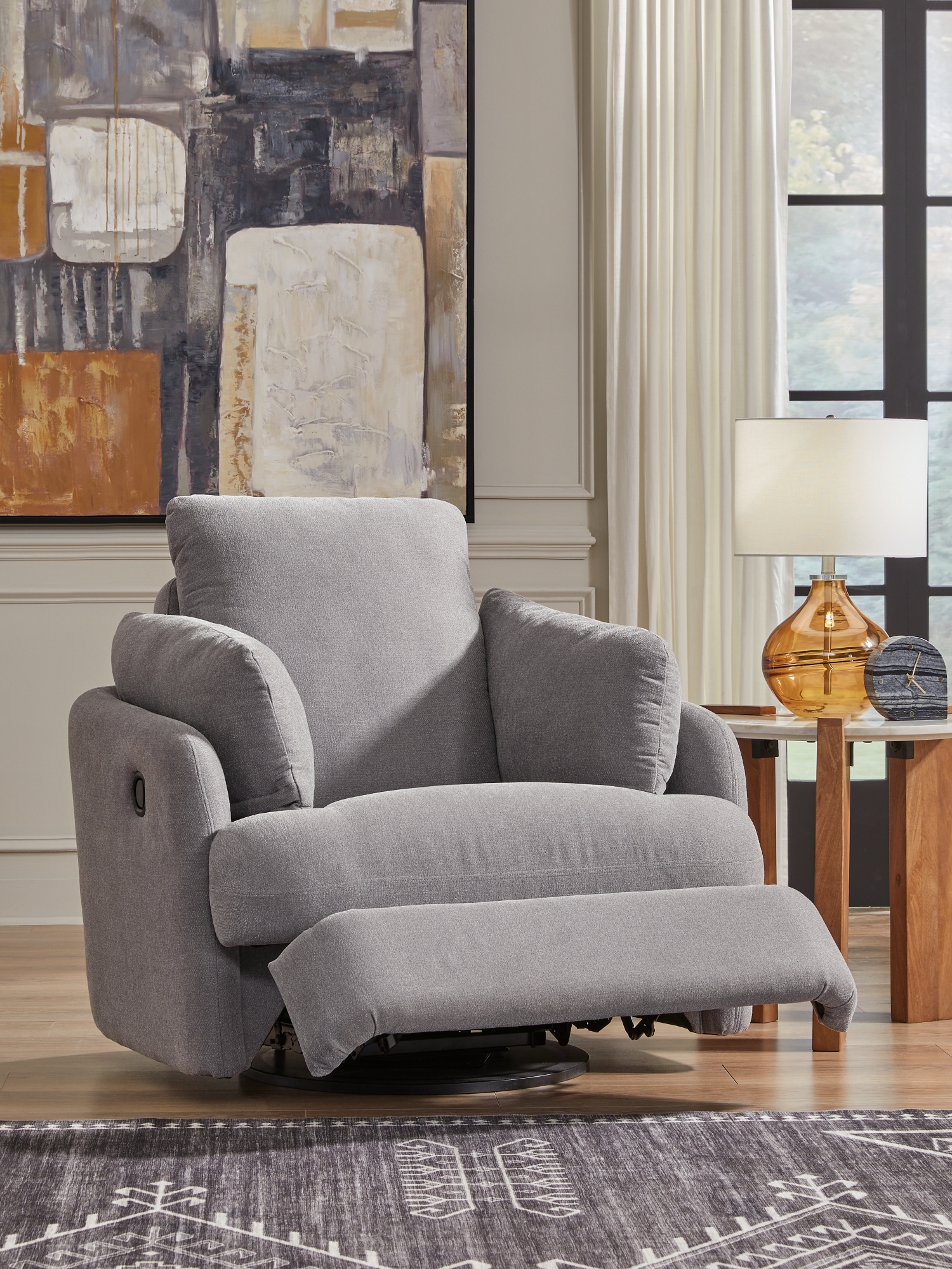 Signature Design by Ashley Modmax Swivel Glider Recliner