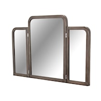 Contemporary Tri-Fold Vanity Mirror