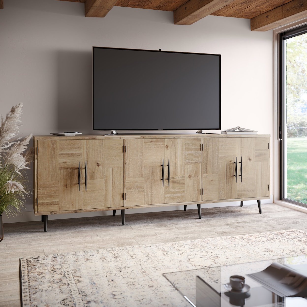 Jofran Colhane 6-Door Accent Cabinet