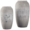 Ashley Furniture Signature Design Accents Dimitra Brown/Cream Vase Set