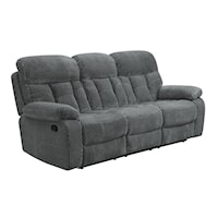 Contemporary Sofa with Dual Recliners