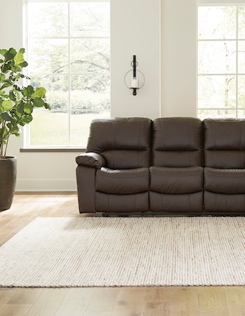 Leather Power Living Room Set