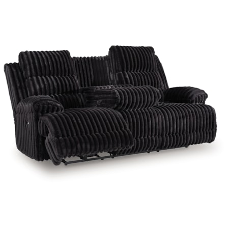 Rec Pwr Sofa W/ Drop Down Table