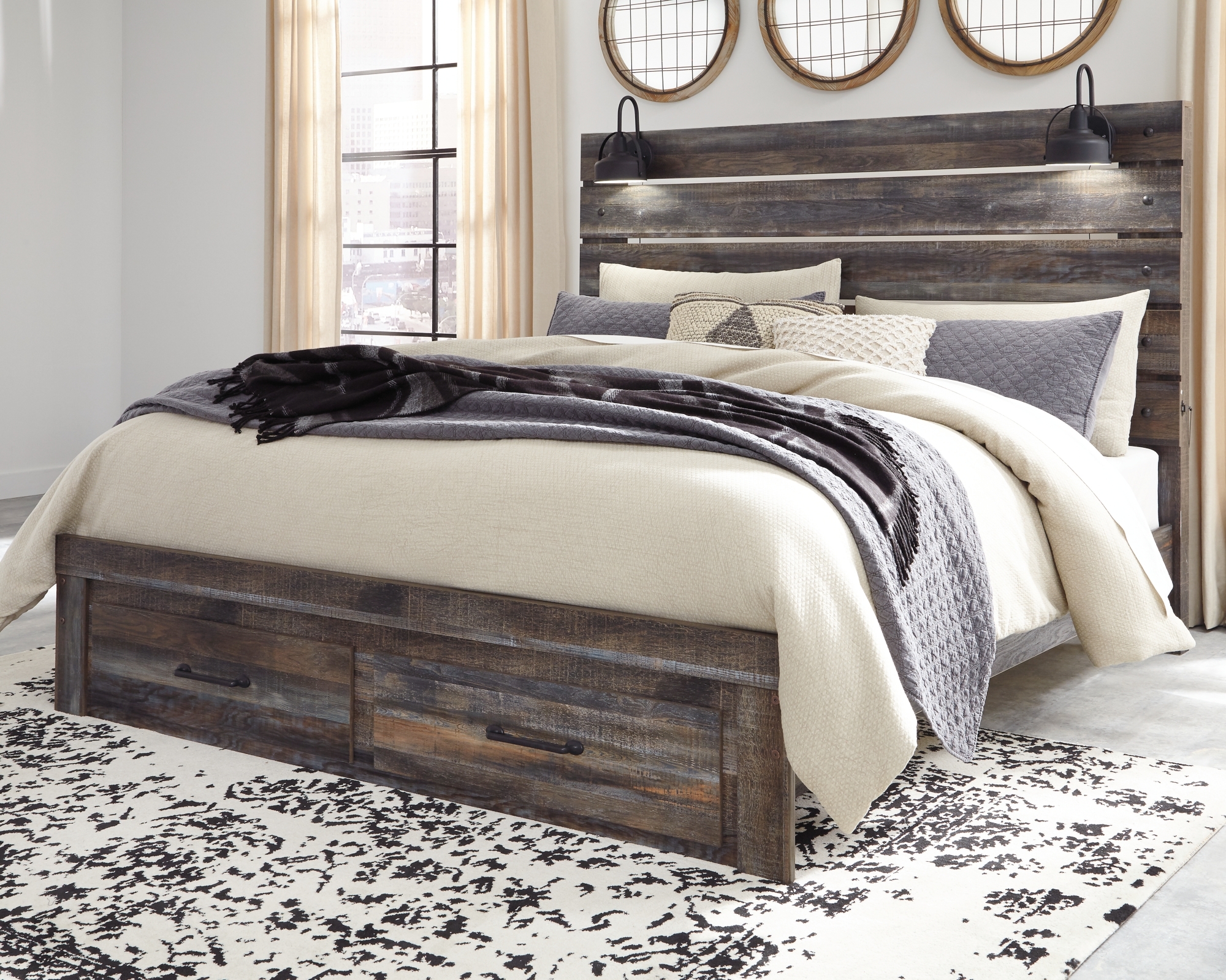King Panel Bed