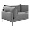 Moe's Home Collection Jamara Jamara Sectional Charcoal Right