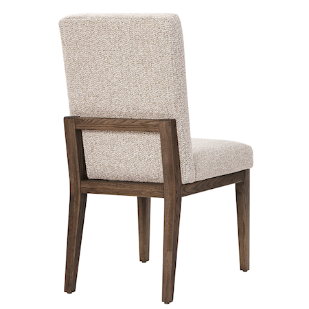 Casual Upholstered Side Dining Chair