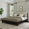 Wynwood, A Flexsteel Company Waterfall Queen Upholstered Bed