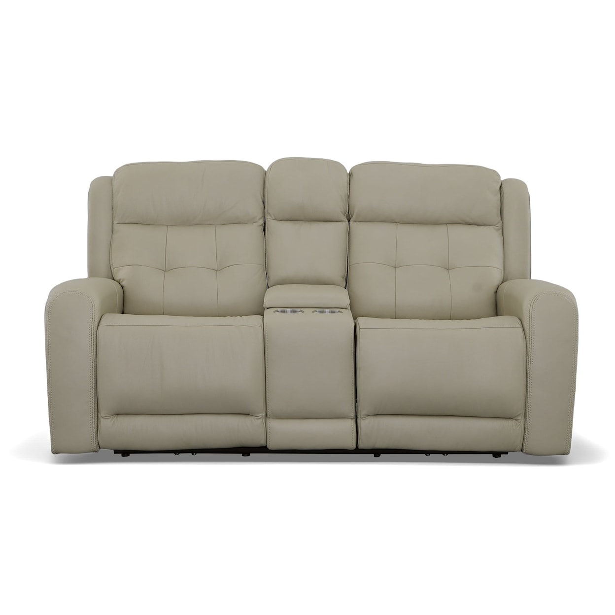 Flexsteel Latitudes - Grant Power Reclining Console Loveseat