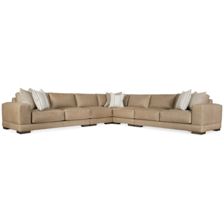 Lars Leather Sectional