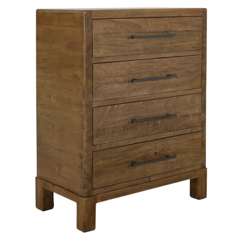 Modern Farmhouse 4-Drawer Bedroom Chest