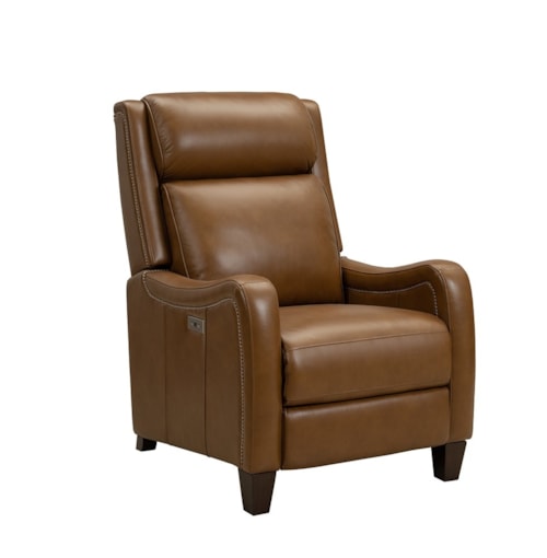 Transitional Power Recliner with Power Headrest