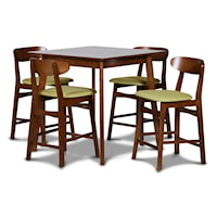 Mid Century Modern Pub Dining Set