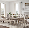 Michael Alan Select Lexorne 8-Piece Dining Set with Bench