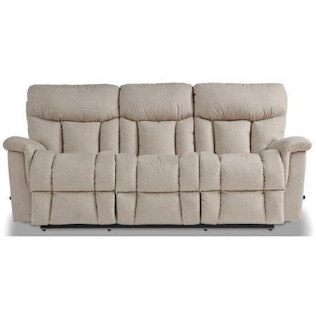 Casual Power Reclining Wall Saver Sofa with USB Ports
