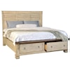 Virginia Furniture Market Solid Wood Normandy Cal. King Storage Bed