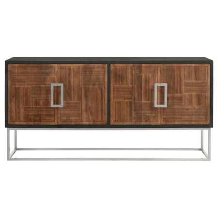 Wood Accent Cabinet and