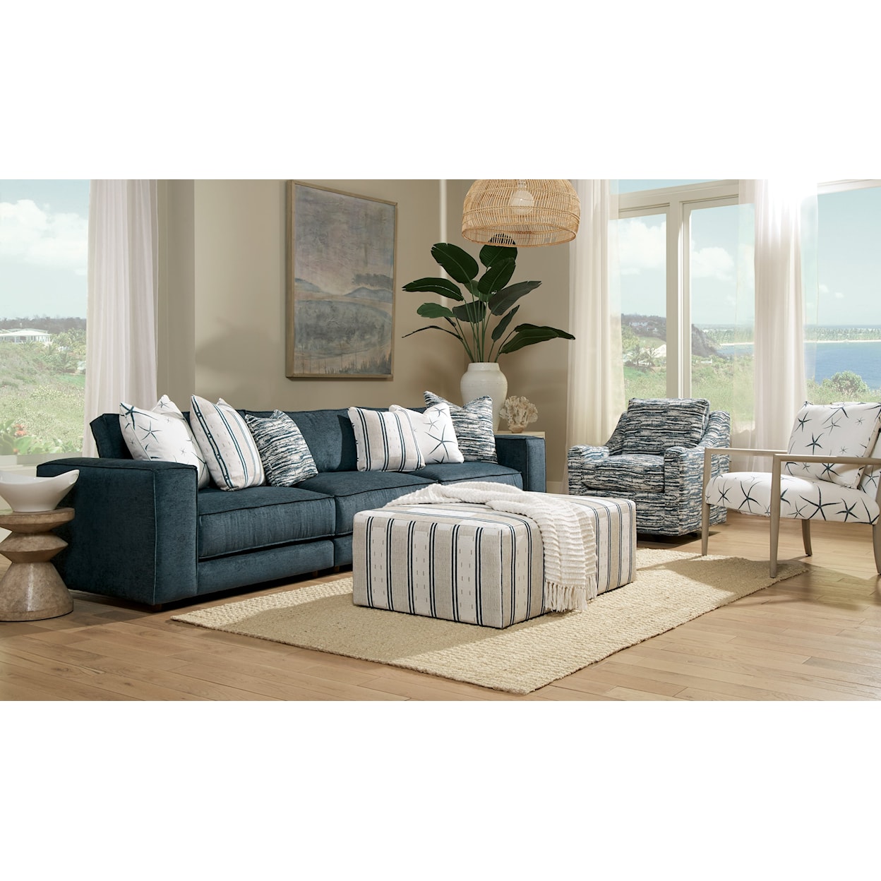 Craftmaster 734801BD Modular Sofa with 3 Seats