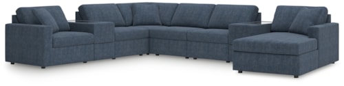 8-Piece Sectional With Chaise
