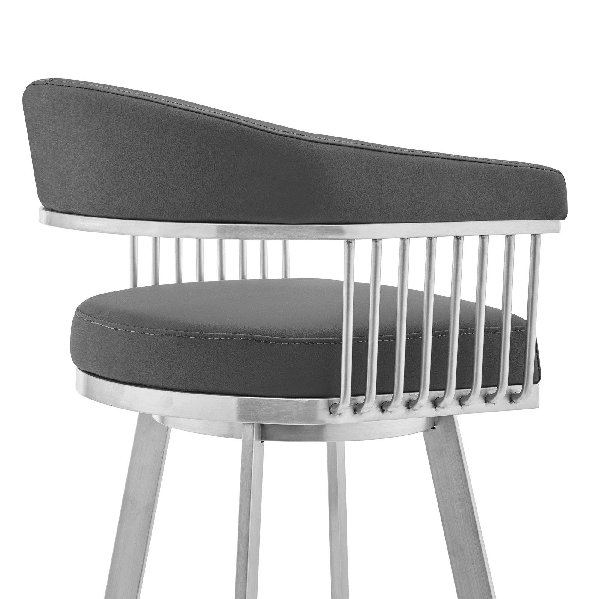 Armen Living Chelsea Swivel Bar Stool