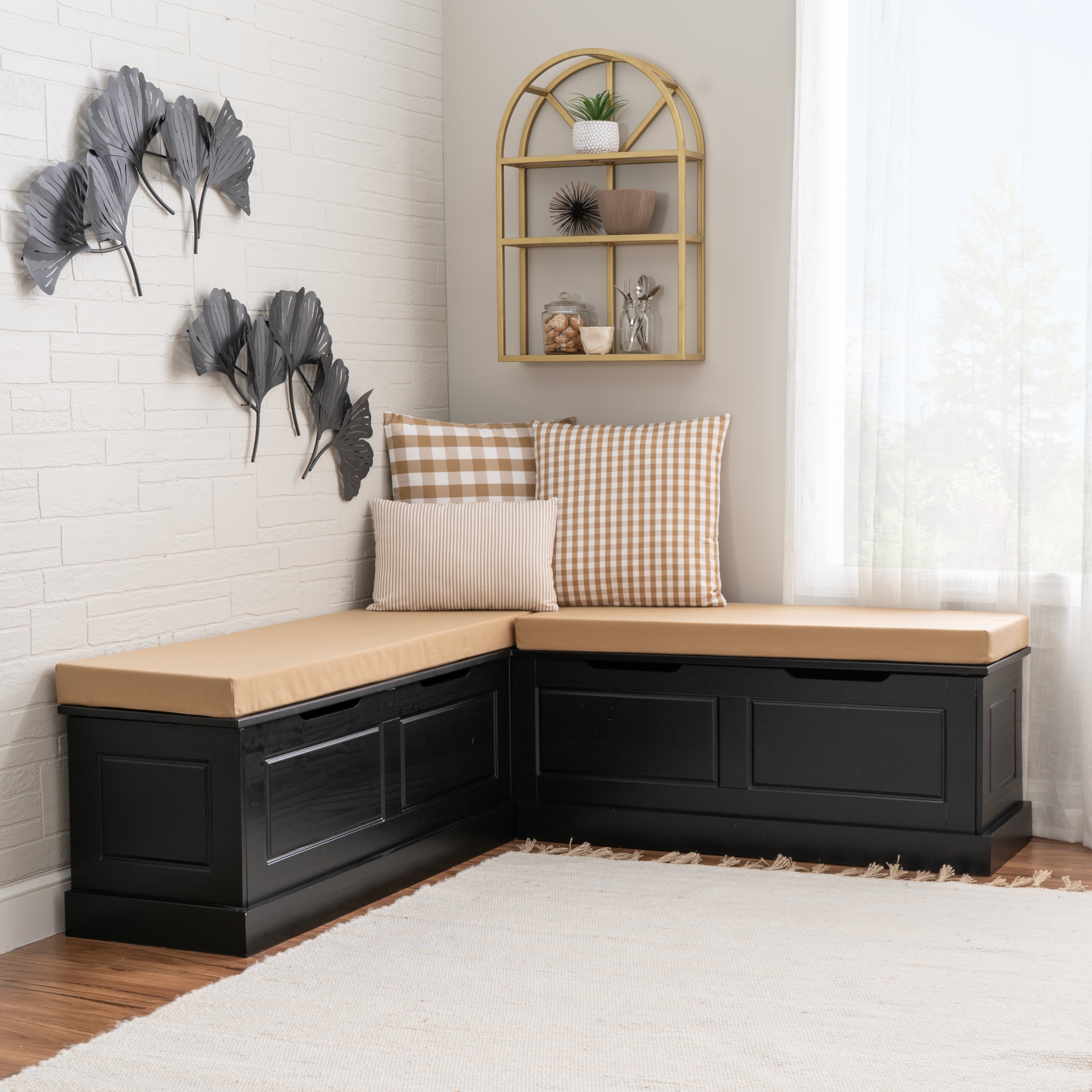 Backless Nook with Cushions