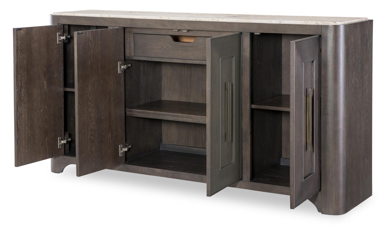 Wood-Top Credenza
