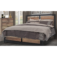 Rustic California King Bed