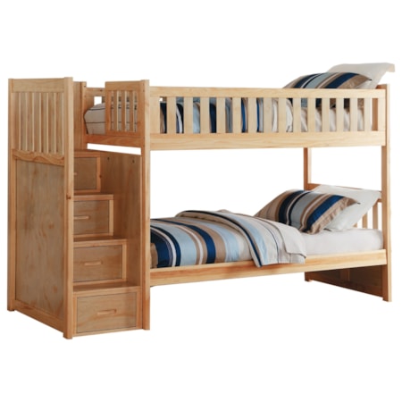 Twin/Twin Step Bunk Bed