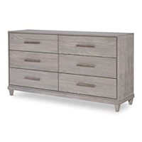 Contemporary 6-Drawer Dresser