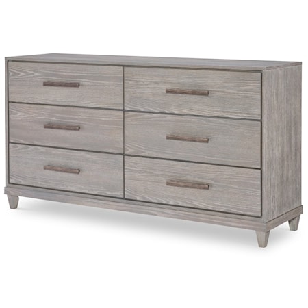 Contemporary 6-Drawer Dresser